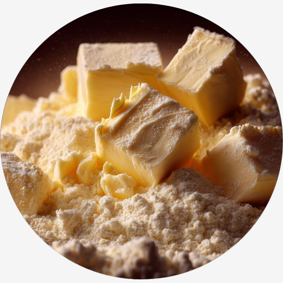 Biscuit La Vie du Bon Côté Le French Biscuit présenté avec ingrédients.