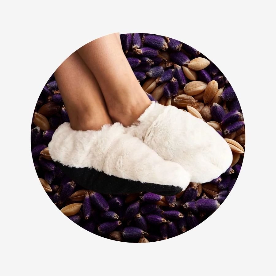 Chaussons Bouillotte Beige - L'ARTISAN DU BIEN - ÊTRE - ALTHEA