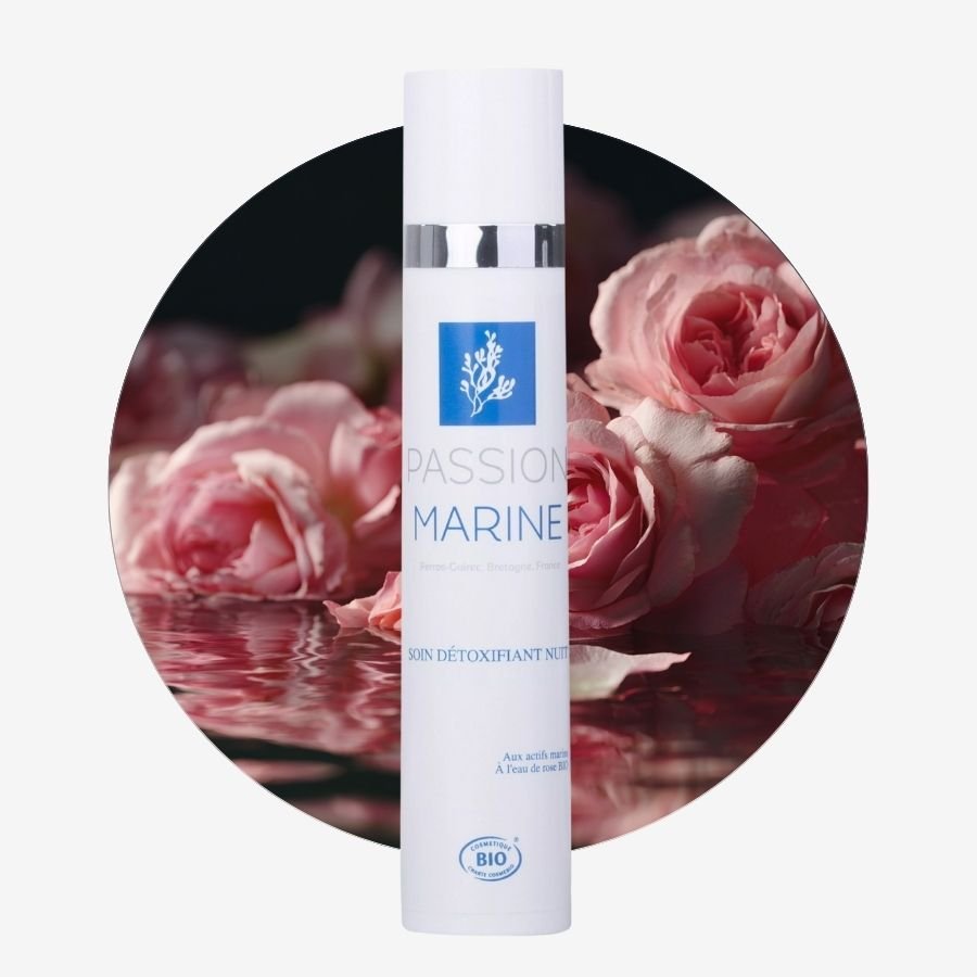 Crème détoxifiante nuit aux actifs marins et eau de rose - PASSION MARINE - ALTHEA