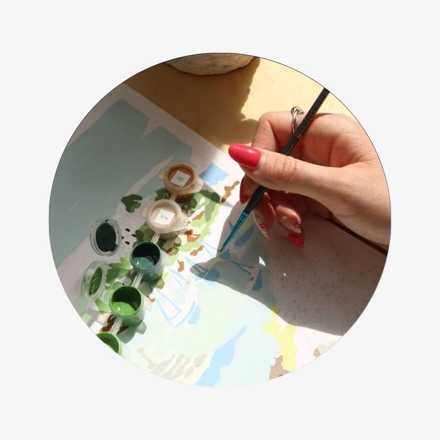 Kit Peinture au Numéro – Balade dans les Calanques - LA PETITE ÉPICERIE - ALTHEA