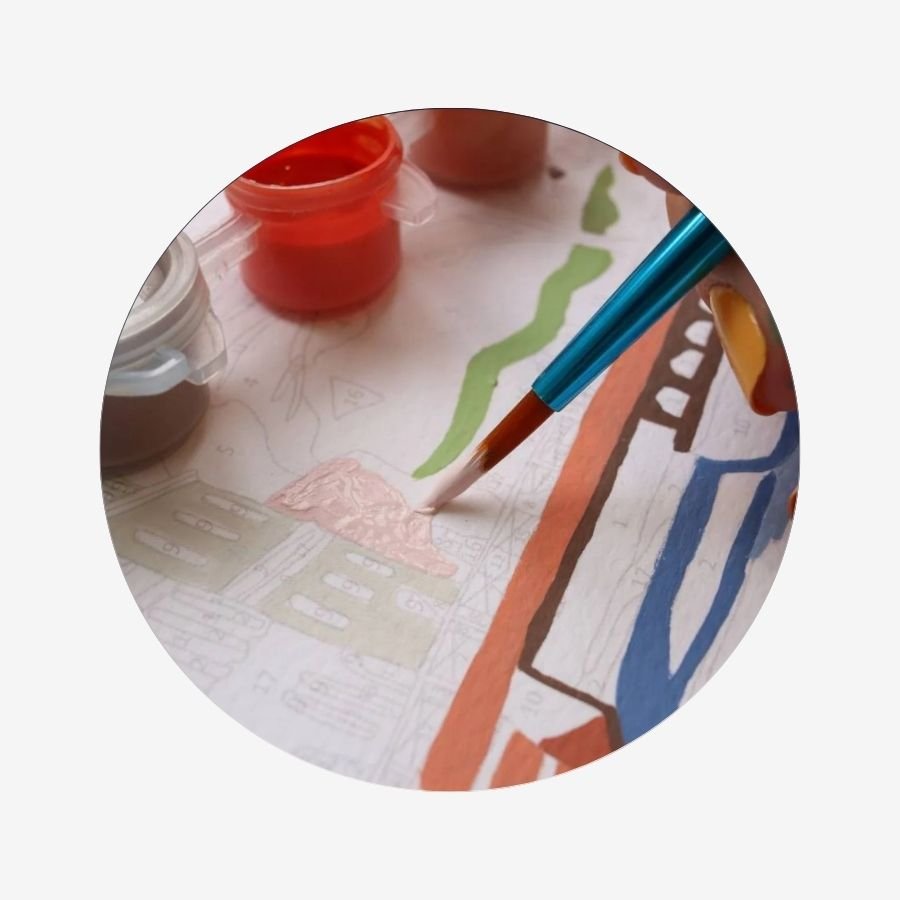 Kit peinture au numéro – La petite France - LA PETITE ÉPICERIE - ALTHEA