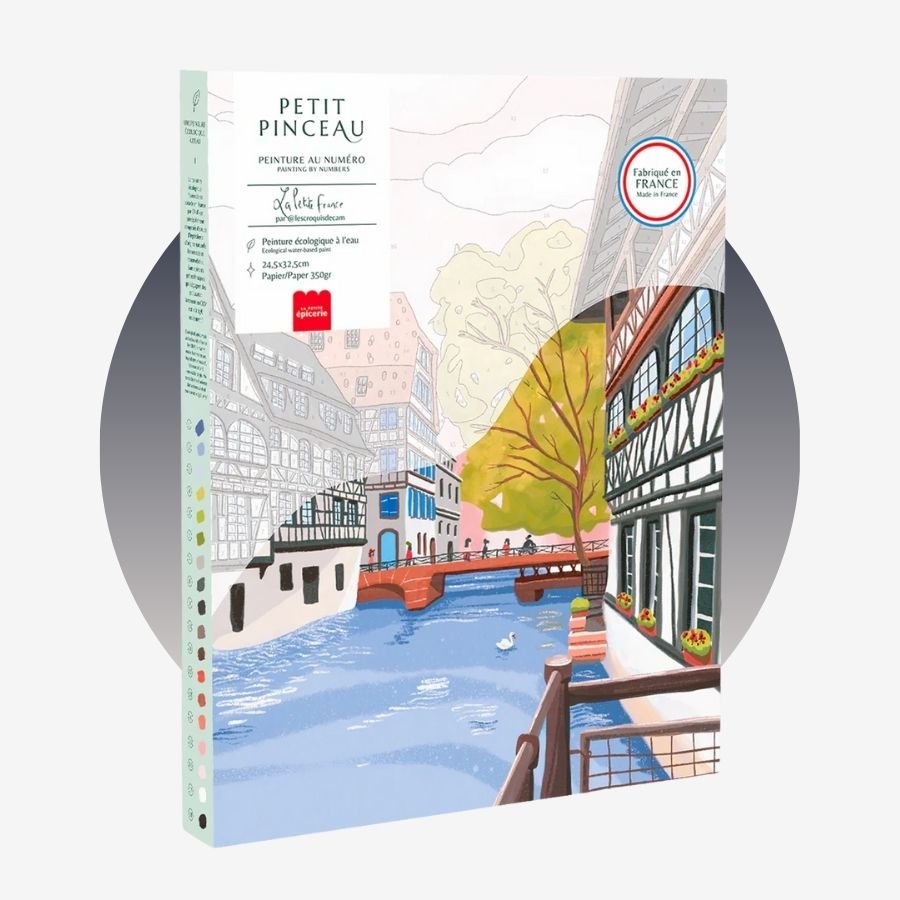 Kit peinture au numéro – La petite France - LA PETITE ÉPICERIE - ALTHEA